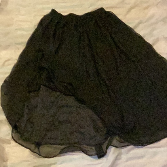 Vintage 80’s Tarazzia multi layer Chiffon Skirt Small - Picture 5 of 7